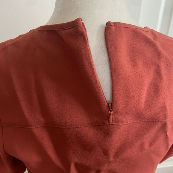 See By Chloe Tie Sleeve Dress Peppery Red Size 36/Small - Picture 6 of 10